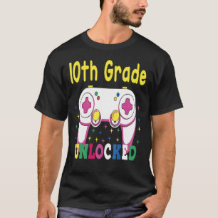9. Klasse Erreicht 10. Klasse Unverriegelte Retro- T-Shirt