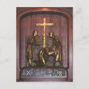 9. Kreuzstation Postkarte