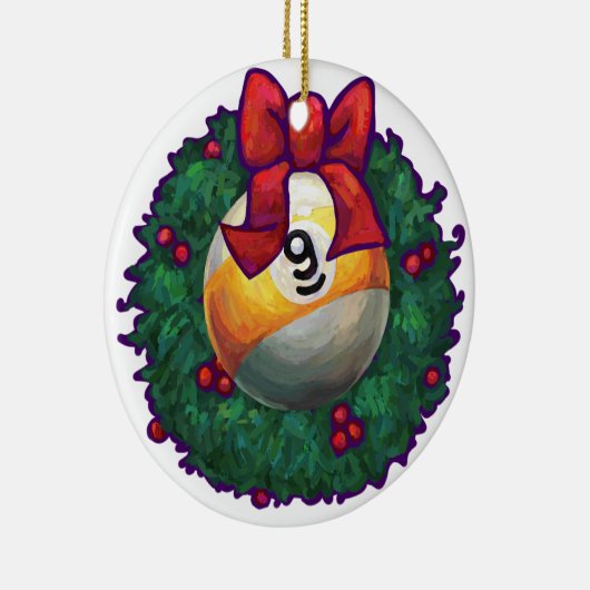 9 kugel Weihnachtsfest Keramikornament (Rechts)