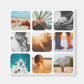 9 Kühlschrank für gerundete Rahmen in der Fotoplat Magnet (Vorne)