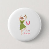 9 Ladys Dancing Button (Vorderseite)