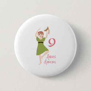 9 Ladys Dancing Button