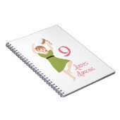 9 Ladys Dancing Notizblock (Rechte Seite)