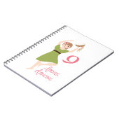 9 Ladys Dancing Notizblock (Linke Seite)