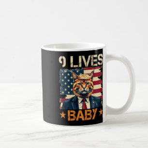 9 Leben Durch Trump 2024 Sieg Triumph Sieger Trump Kaffeetasse