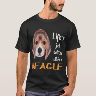 9 Leben einfach besser mit einem Beagle T-Shirt