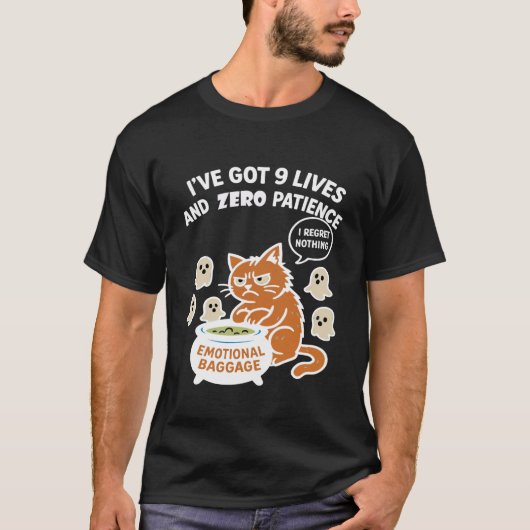 9 Leben T-Shirt (Vorderseite)
