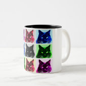 9 Leben Zweifarbige Tasse (VorderseiteRechts)