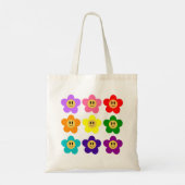 9 LGBT-Blume mit Rainbow Prix Tragetasche (Rückseite)