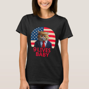 9 Lives Baby Cat Trump 2024 Gewinner des Sieges Tr T-Shirt