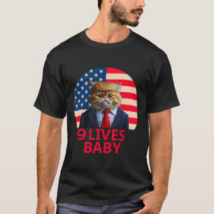 9 Lives Baby Cat Trump 2024 Gewinner des Sieges Tr T-Shirt