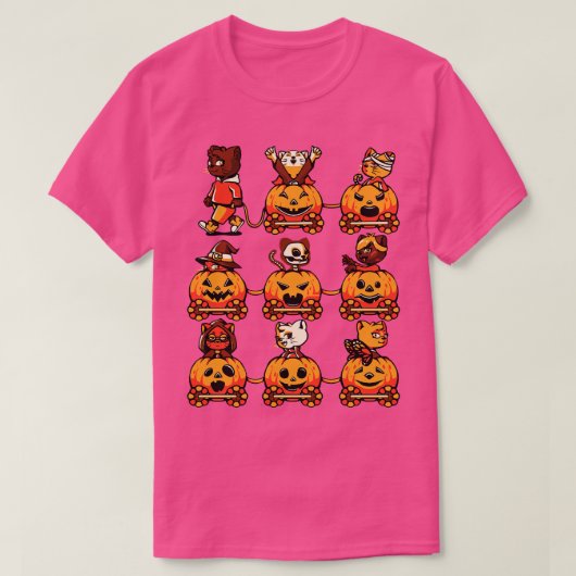 9 Lives Cat Halloween von Tobe Fonseca T-Shirt (Design vorne)