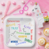 9" Mahjong Themenpapierplatte Pappteller (Party)