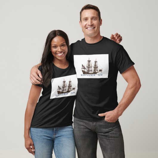 9 mayflower Schiff T-Shirt (Unisex)