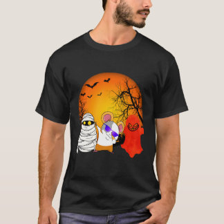 9 Meerschweinchen Halloween-Kürbis 526 T-Shirt