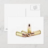 9 mm Kugeln Postkarte (Vorne/Hinten)