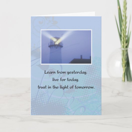 9 Monatsjubiläum für 12 Step Addiction Erholung Karte (Vorderseite)