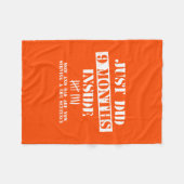 9 Months Inside Fleecedecke (Vorderseite (Horizontal))