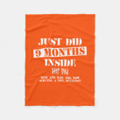 9 Months Inside Fleecedecke (Vorderseite)