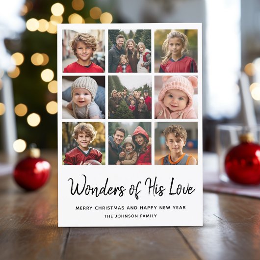 9 Multi-Foto Weihnachten - Wunder seiner Liebe