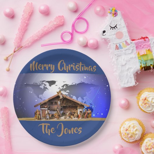 9" Nativity-PapierTeller Pappteller (Party)