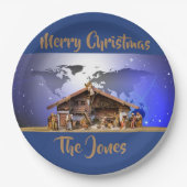 9" Nativity-PapierTeller Pappteller (Vorderseite)