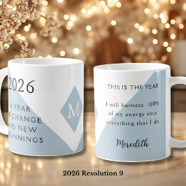 9. New Year Resolution for 2026 Year of Change  Kaffeetasse