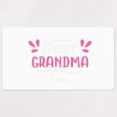 9 Opa- und Oma-Aufkleber/ Bestes Oma je/ Etiketten (Design 2)