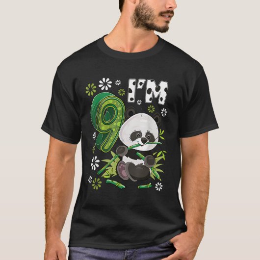 9 Panda 9th Py Animal Panda T-Shirt (Vorderseite)