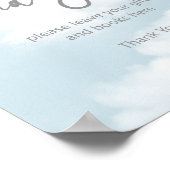 9 pastellgraue Bücher und Tafelgeschenke Poster (Ecke)