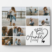 9 Personalisierte Beste-Tante-Foto-Collage Fotoplatte (Vorderseite)