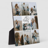9 Personalized Best Aunt Photo Collage Fotoplatte (Seite)