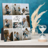 9 Personalized Best Aunt Photo Collage Fotoplatte (Seite)