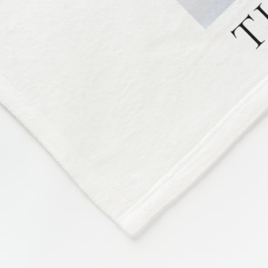 9 photo collage grid elegant Christmas Fleecedecke (Ecke)