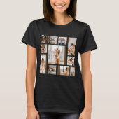 9 Photo Collage Template T-Shirt (Vorderseite)