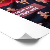 9 Photo Custom Personalized Collage Poster (Ecke)