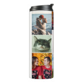 9 Photo Custom Personalized Collage Thermosbecher (Nach links gedreht)