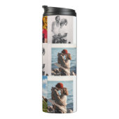 9 Photo Custom Personalized Collage Thermosbecher (Nach rechts gedreht)