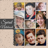 9 photo spiral notizblock