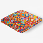 9" Quadratischer Papier-Teller Pappteller (Gewinkelt)