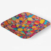 9" Quadratischer Papier-Teller Pappteller (Gewinkelt)