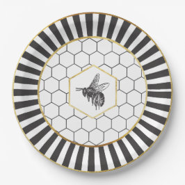 9" Queen Bee Dinner Plate Pappteller