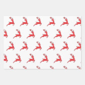 9 Rentierpapier Geschenkpapier Set (Vorderseite 2)