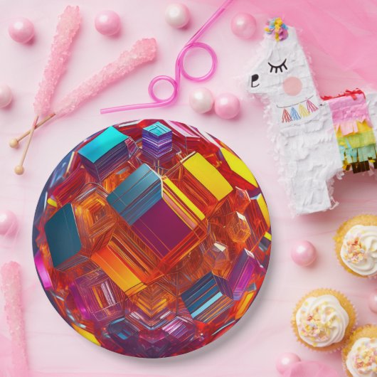 9" Round Paper Plate  Pappteller (Party)