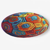 9" Round Paper Plate Pappteller (Schrägansicht)