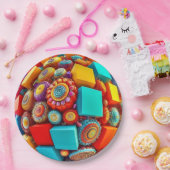 9" Round Paper Plate Pappteller (Party)