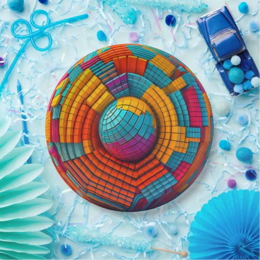 9" Round Paper Plate Pappteller (Party)