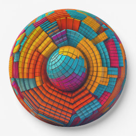 9" Round Paper Plate Pappteller