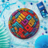 9" Round Paper Plate Pappteller (Party)