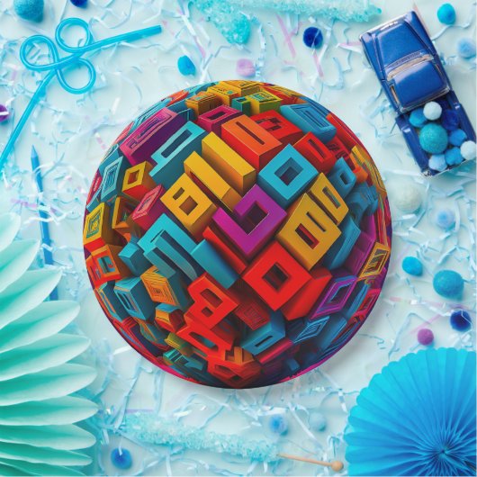 9" Round Paper Plate Pappteller (Party)